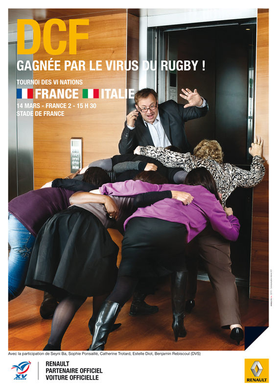 Travail publicitaire de commande Renault DCF (2009-2010)